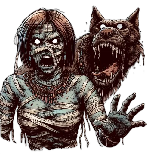 creature, mask, comic book art, concept art transparent PNG cut-out