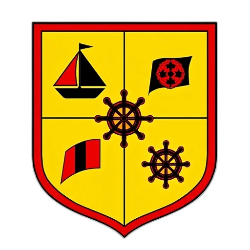 staff, crown, red, yellow transparent PNG cut-out