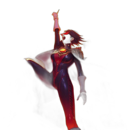 dress, staff, creature, robot transparent PNG cut-out