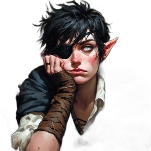 dragon, face, staff, fantasy art transparent PNG cut-out