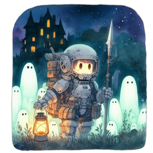 robot, concept art, fantasy art, pixel art transparent PNG cut-out