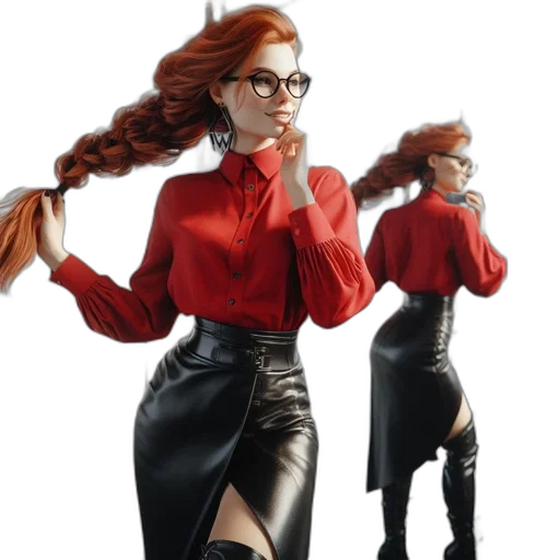 jacket, staff, dress, concept art transparent PNG cut-out