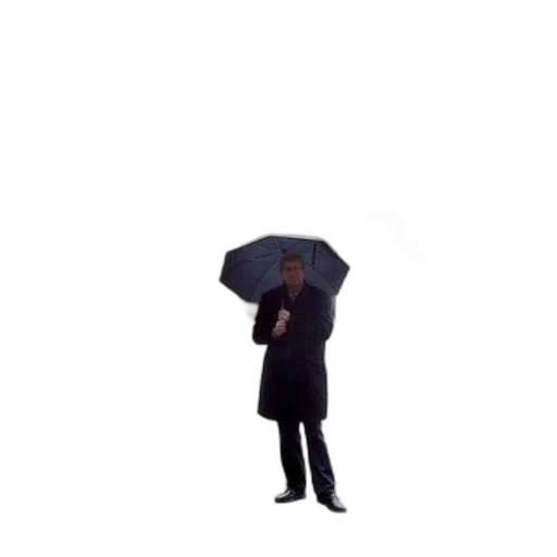 umbrella, jacket, staff, hat transparent PNG cut-out