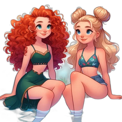 dress, concept art, cartoon, fantasy art transparent PNG cut-out