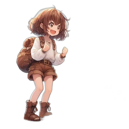 staff, creature, jacket, weapon transparent PNG cut-out