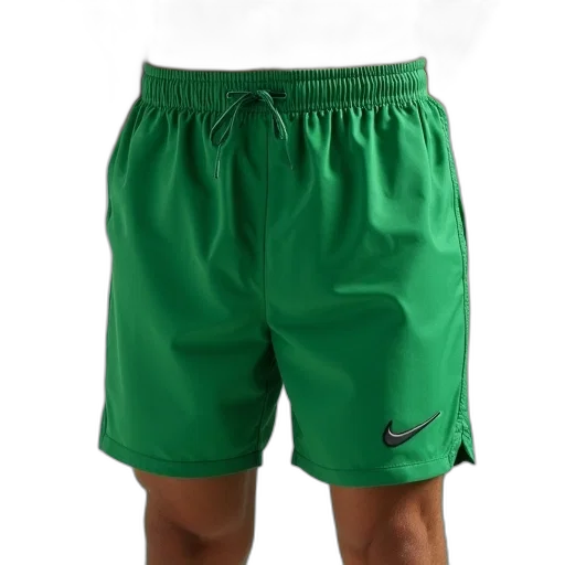 green, men, nike, shorts transparent PNG cut-out