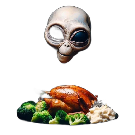 food, mask, robot, creature transparent PNG cut-out