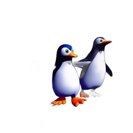 animal, staff, 3d render, concept art transparent PNG cut-out
