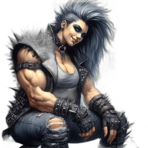 weapon, cyberpunk, comic book art, concept art transparent PNG cut-out