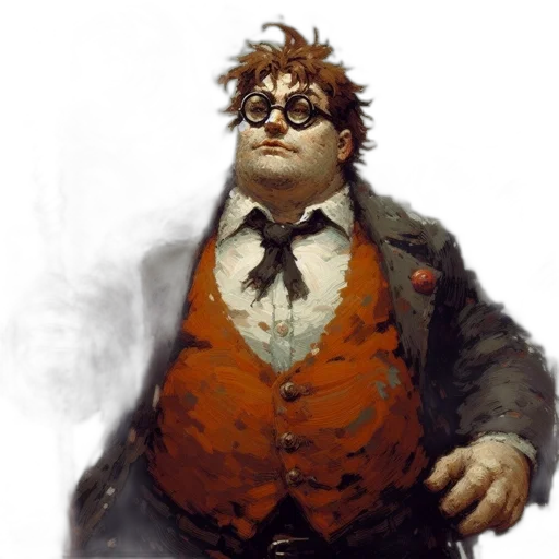staff, jacket, creature, face transparent PNG cut-out