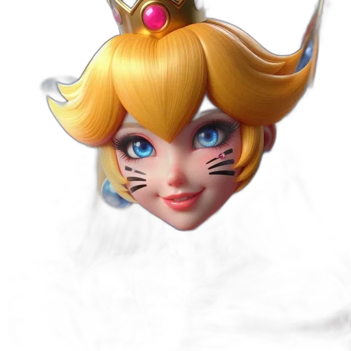 crown, mask, face, creature transparent PNG cut-out