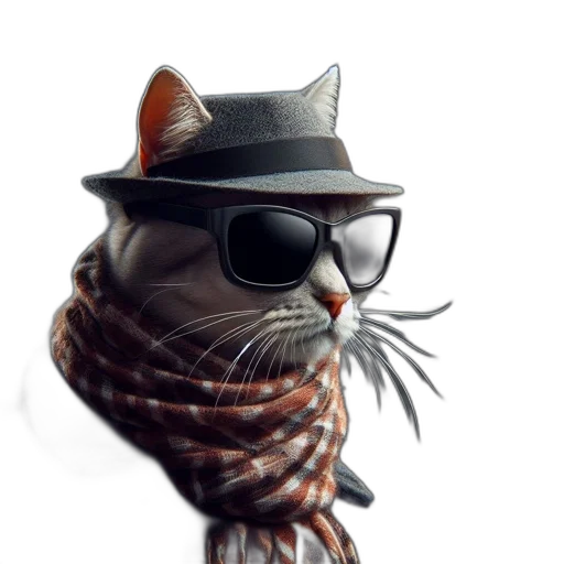 hat, animal, staff, jacket transparent PNG cut-out
