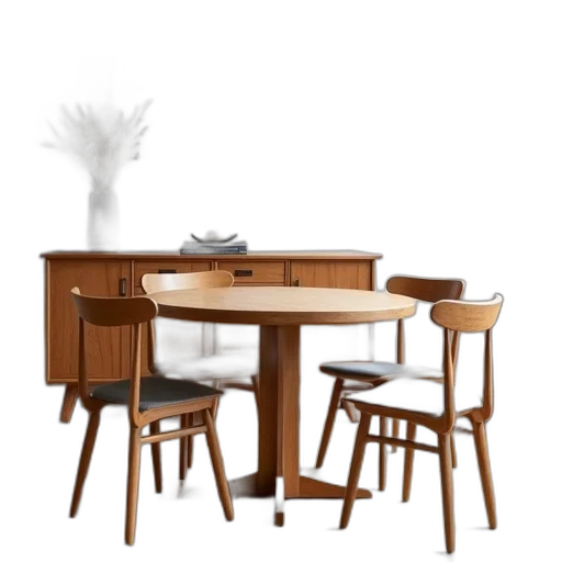 furniture, 3d render, photorealistic, earth tones transparent PNG cut-out