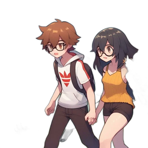 dress, weapon, anime, pixel art transparent PNG cut-out
