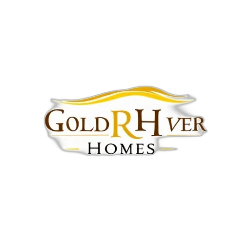 golden, stylized, logo, featuring transparent PNG cut-out