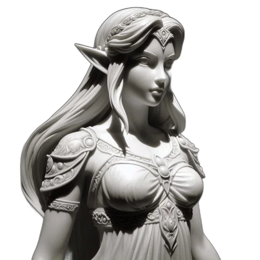 crown, dress, face, concept art transparent PNG cut-out