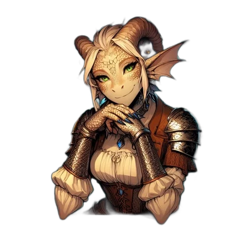 staff, mask, dragon, fantasy art transparent PNG cut-out