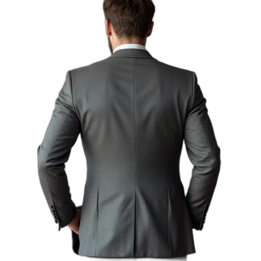 jacket, staff, dress, 3d render transparent PNG cut-out
