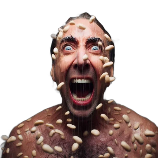 creature, face, mask, food transparent PNG cut-out