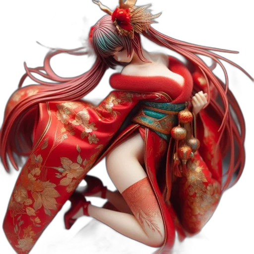dress, fantasy art, concept art, photorealistic transparent PNG cut-out