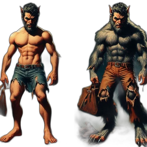 concept art, fantasy art, comic book art, 3d render transparent PNG cut-out