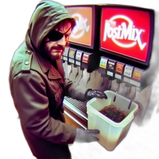 jacket, photorealistic, vaporwave, cyberpunk transparent PNG cut-out