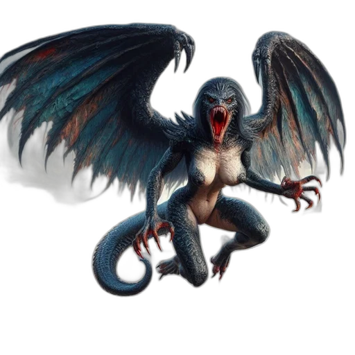 dragon, creature, animal, concept art transparent PNG cut-out