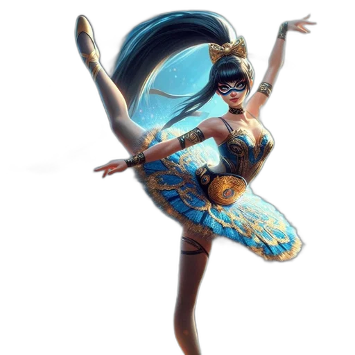 dress, concept art, fantasy art, 3d render transparent PNG cut-out