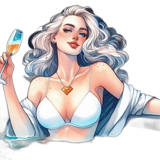 watercolor, fantasy art, concept art, comic book art transparent PNG cut-out