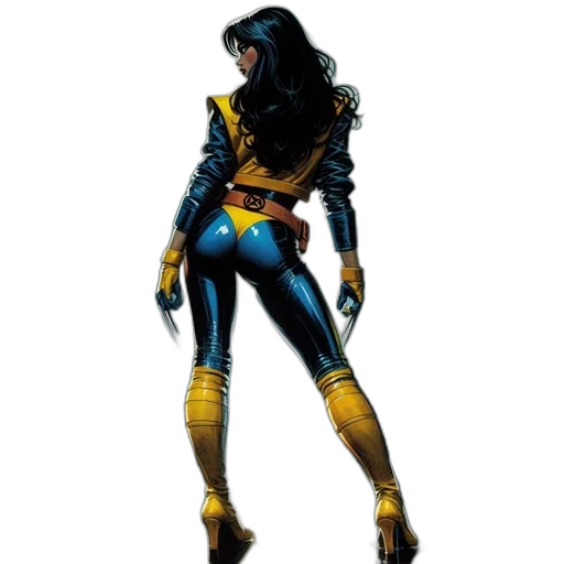jacket, comic book art, concept art, 3d render transparent PNG cut-out