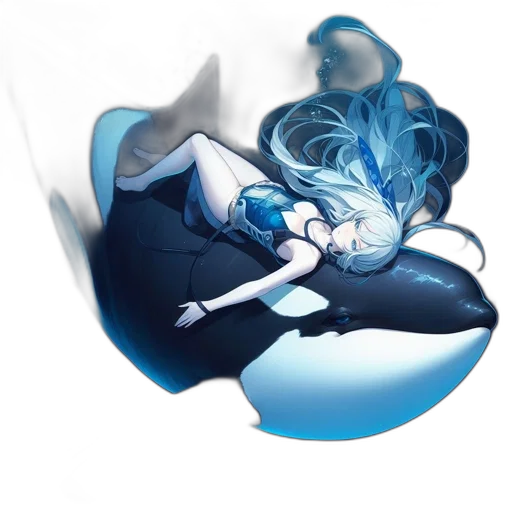 mask, dragon, staff, hair transparent PNG cut-out