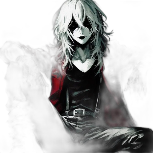 mask, jacket, face, fantasy art transparent PNG cut-out