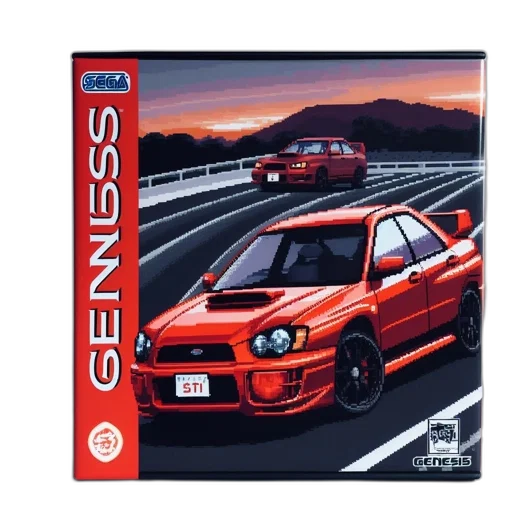car, photorealistic, concept art, pixel art transparent PNG cut-out