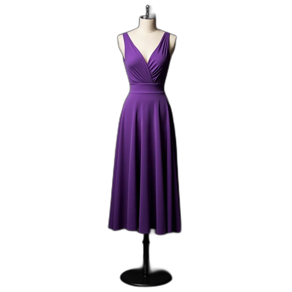 dress, 3d render, dark, mannequin transparent PNG cut-out