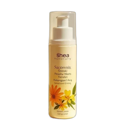 bottle, shea, moisture, geranink transparent PNG cut-out