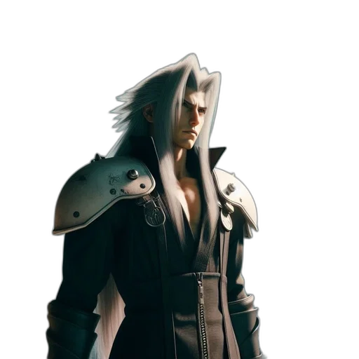 jacket, staff, sword, weapon transparent PNG cut-out