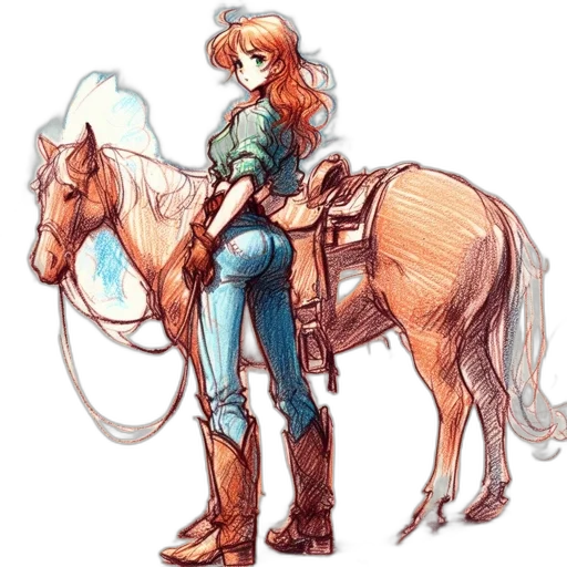 concept art, watercolor, fantasy art, pixel art transparent PNG cut-out
