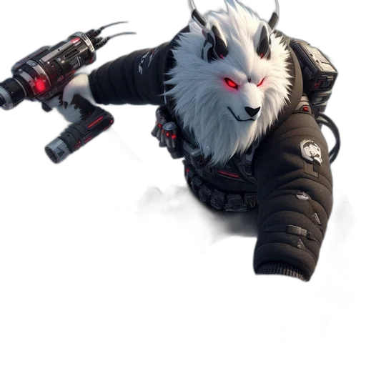 weapon, staff, animal, creature transparent PNG cut-out