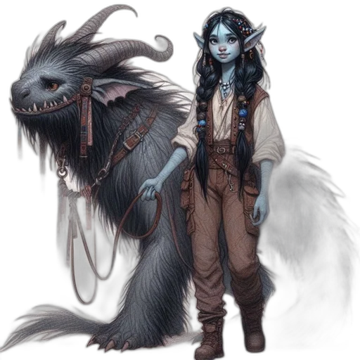 dragon, creature, staff, concept art transparent PNG cut-out