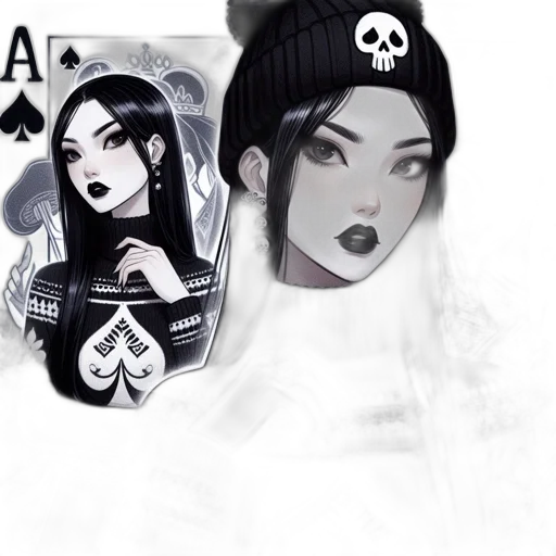 crown, jacket, mask, concept art transparent PNG cut-out
