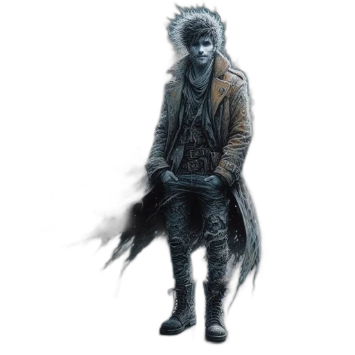 jacket, creature, animal, mask transparent PNG cut-out