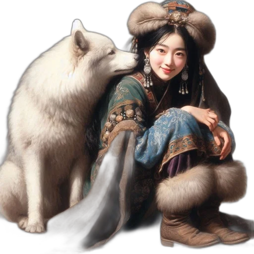 animal, jewelry, face, staff transparent PNG cut-out