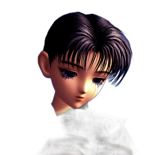 hair, face, robot, creature transparent PNG cut-out