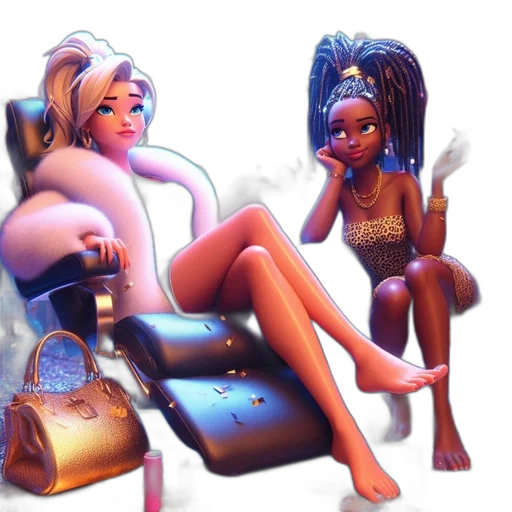 concept art, 3d render, vaporwave, fantasy art transparent PNG cut-out