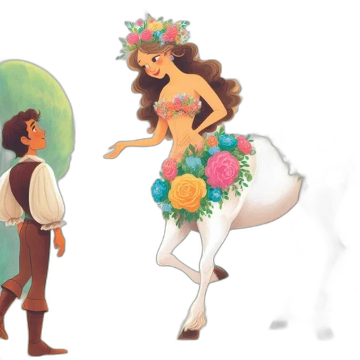 concept art, fantasy art, watercolor, pixel art transparent PNG cut-out