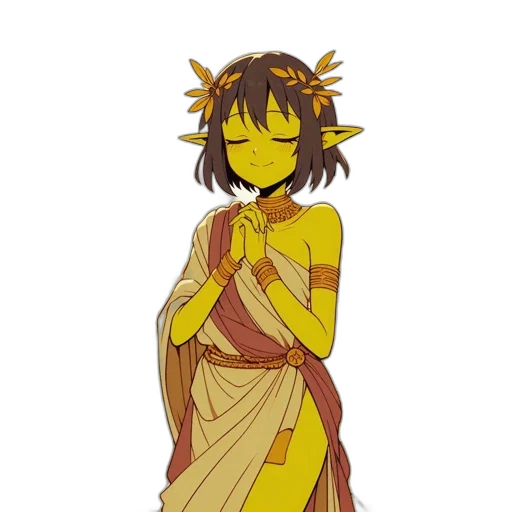 dress, mask, staff, crown transparent PNG cut-out