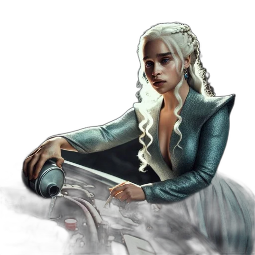 dragon, staff, dress, sword transparent PNG cut-out