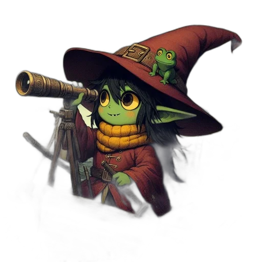 staff, weapon, dragon, hat transparent PNG cut-out
