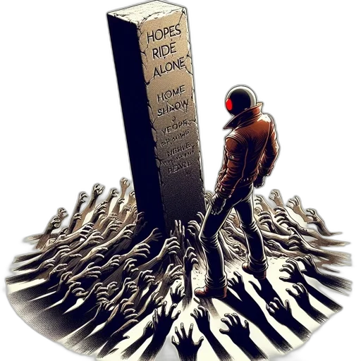 concept art, comic book art, solitary, figure transparent PNG cut-out