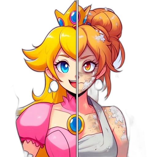 crown, dress, staff, weapon transparent PNG cut-out